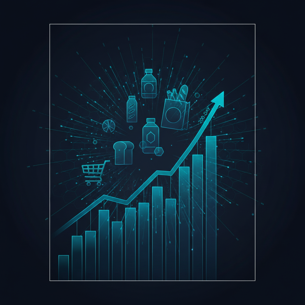 Fidelity MSCI Consumer Staples Index ETF (FSTA) Crosses 200-Day Moving Average