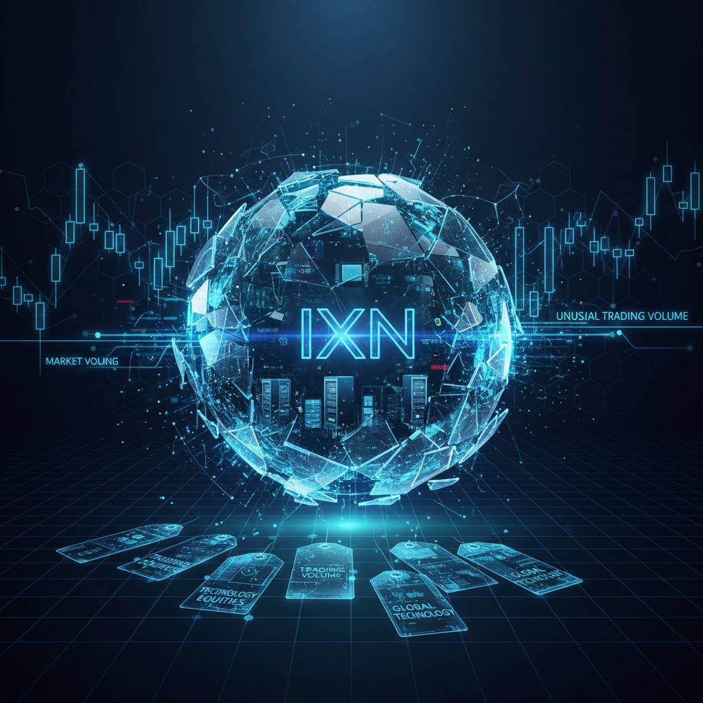 iShares Global Tech ETF Sees Unusual Trading Volume Amidst Market Dip