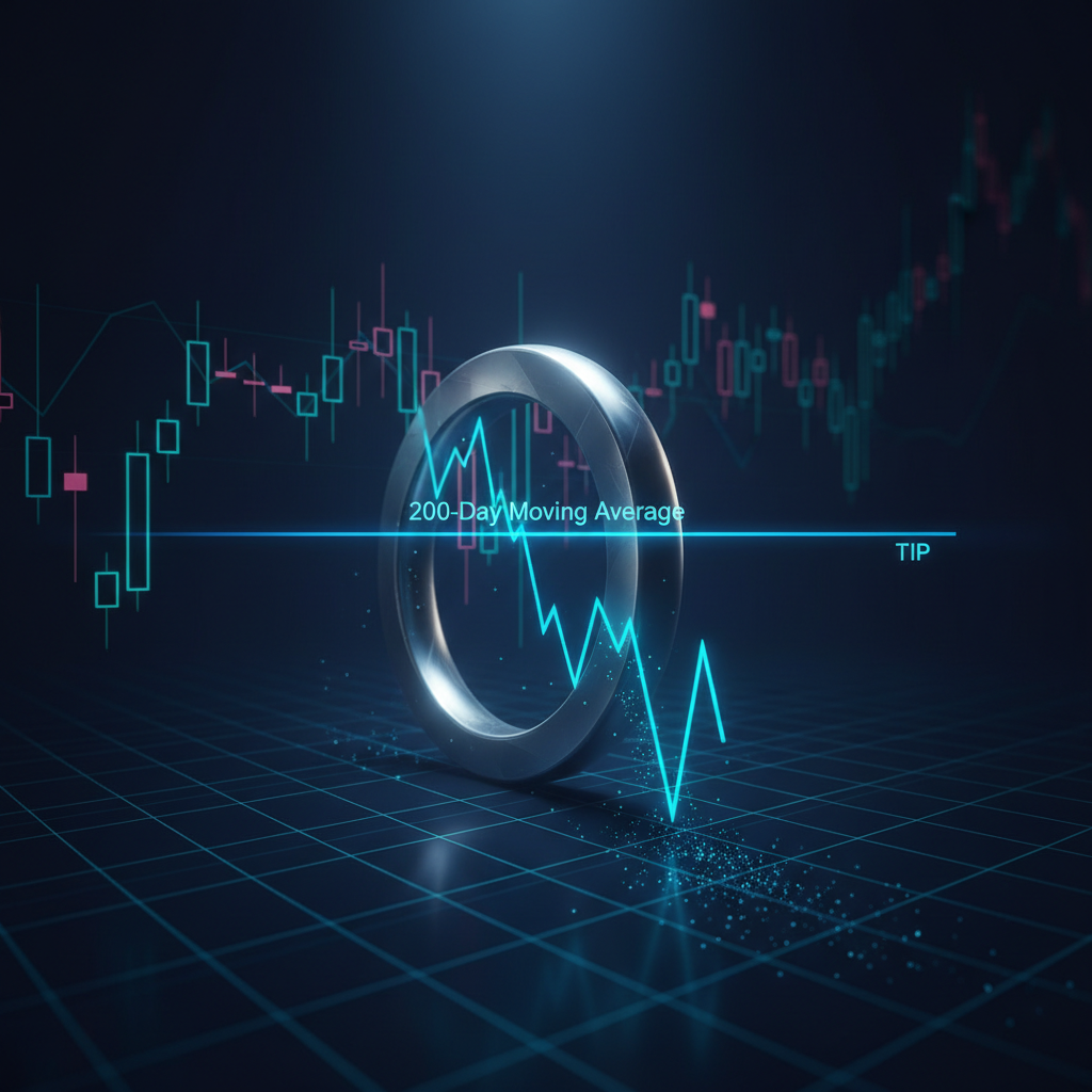 iShares TIPS Bond ETF (TIP) Crosses Below 200-Day Moving Average
