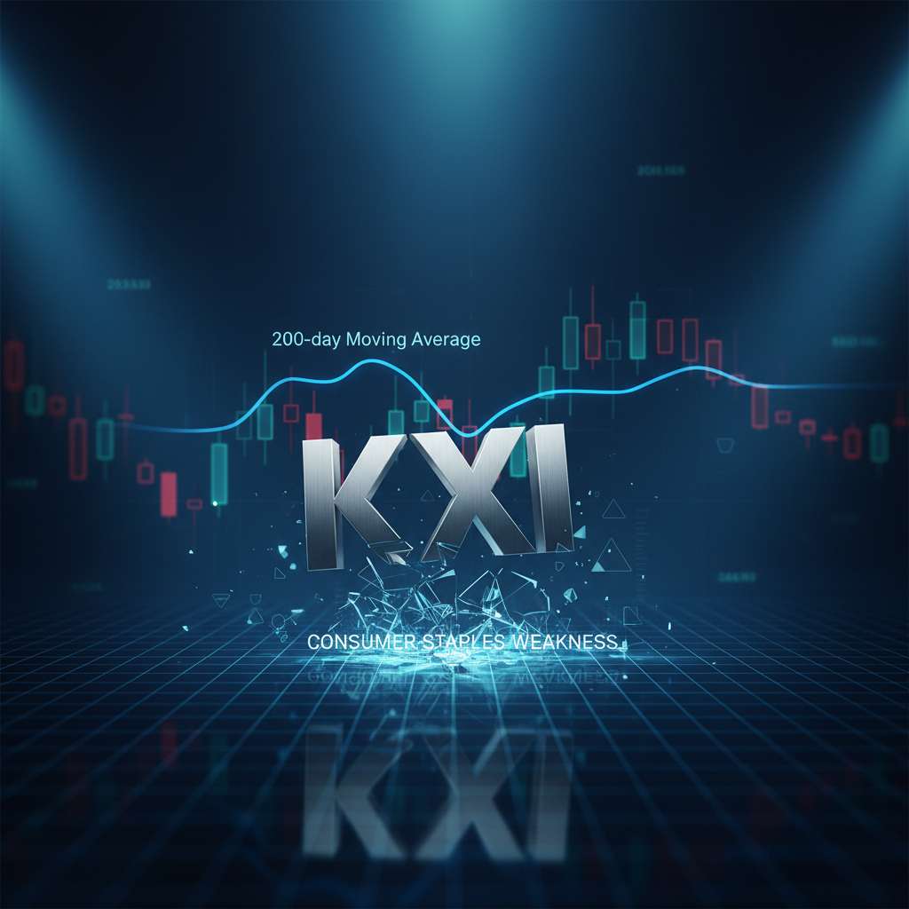 KXI Shares Dip Below 200-Day Moving Average Amidst Consumer Staples Weakness